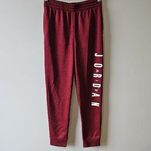 Jordan Large Drifit 26x29 Kids Burgundy Sweatpants